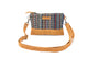 Zip Purse with Strap - Colour Mix Blue/Red/Yellow